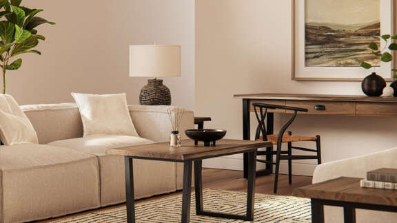 Living Room and Office